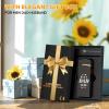 imageCoquimbo Gifts for Dad Men Him Electric Lighter Mens Dad Birthday Gifts Rechargeable Windproof Flameless Dual Arc Plasma Lighters for Household Candle Incense FireplaceBlack With Dad Text