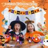 imageCoquimbo Halloween Decorations Indoor Lights 10FT 30 LED Pumpkin Bat Ghost Decor Battery Operated String Lights for Indoor Outdoor Halloween Party Bedroom DecorationsPumpkin Bat Ghost