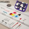 imageCoquimbo Sewing Kit for Adults Kids Beginner Traveler Portable Sewing Supplies Contains Soft Tape Measure Scissors Thimble Thread Sewing Needles Beige MPurple