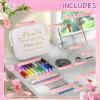 imageCoquimbo Sewing Kit for Adults Kids Beginner Traveler Portable Sewing Supplies Contains Soft Tape Measure Scissors Thimble Thread Sewing Needles Beige MWhiteMom