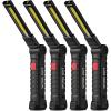 imageCoquimbo Tool Gifts for Men Rechargeable LED Work Lights Grill Light with Magnetic Base 5 Modes 360 Rotate Mens Birthday Gifts for Dad Husband Grandpa Boyfriend 4 Pack GreenBlack