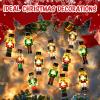 imageCoquimbo 4th of July Decorations Flag Lights Patriotic String Lights Battery Operated 10FT 30 LED Fairy Lights Fourth of July Decor for Home Indoor Outdoor Memorial Independence DayNutcracker
