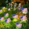 imageCoquimbo 4th of July Decorations Flag Lights Patriotic String Lights Battery Operated 10FT 30 LED Fairy Lights Fourth of July Decor for Home Indoor Outdoor Memorial Independence DayFlags