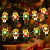 imageCoquimbo 4th of July Decorations Flag Lights Patriotic String Lights Battery Operated 10FT 30 LED Fairy Lights Fourth of July Decor for Home Indoor Outdoor Memorial Independence DayNutcracker