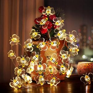 imageCoquimbo 4th of July Decorations Flag Lights Patriotic String Lights Battery Operated 10FT 30 LED Fairy Lights Fourth of July Decor for Home Indoor Outdoor Memorial Independence DayBee