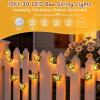 imageCoquimbo Christmas Lights Indoor Decorations 10FT 30 LED Santa Claus Sleigh Christmas Tree String Lights Fairy Lights for Home Decor Xmas Tree Indoor Outdoor Holiday Party DecorationsBee