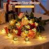imageCoquimbo Christmas Lights Indoor Decorations 10FT 30 LED Santa Claus Sleigh Christmas Tree String Lights Fairy Lights for Home Decor Xmas Tree Indoor Outdoor Holiday Party DecorationsBee